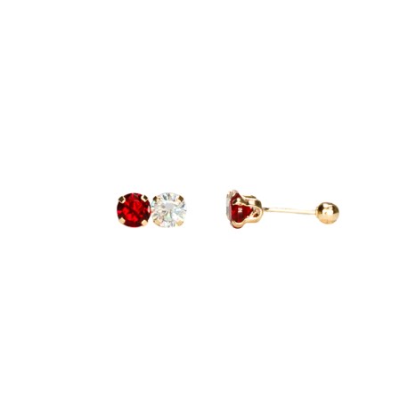 BROQUEL TU Y YO 04 ROJO/BLANCO
CIRCONIA 4X4 MM
TIPO DE BROCHE: ROSCA
ORO AMARILLO 10K MEX