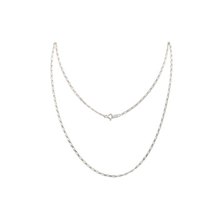 CADENA M.55 CARTIER 1X1 
PLATA .925 MEX