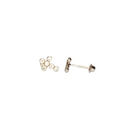 BROQUEL B MINI CRUZ BISEL
CIRCONIAS 1 MM
TIPO DE BROCHE: ROSCA
ORO BLANCO 10K MEX