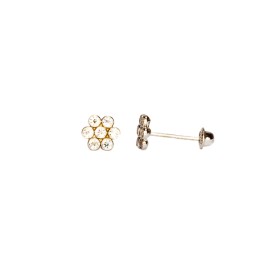 BROQUEL B MINI ROSETA BISEL
CIRCONIAS 1 MM
TIPO DE BROCHE: ROSCA
ORO BLANCO 10K MEX