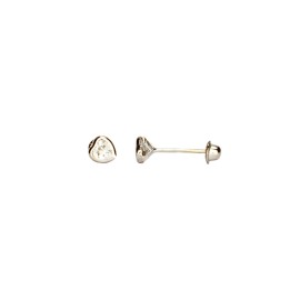 BROQUEL B CORAZON BISEL  03
CIRCONIA 3 X 3 MM
TIPO DE BROCHE: ROSCA
ORO BLANCO 10K MEX