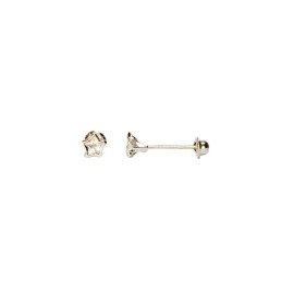 BROQUEL B ESTRELLA BISEL 03
CIRCONIA 3 X 3 MM
TIPO DE BROCHE: ROSCA 
ORO BLANCO 10K MEX