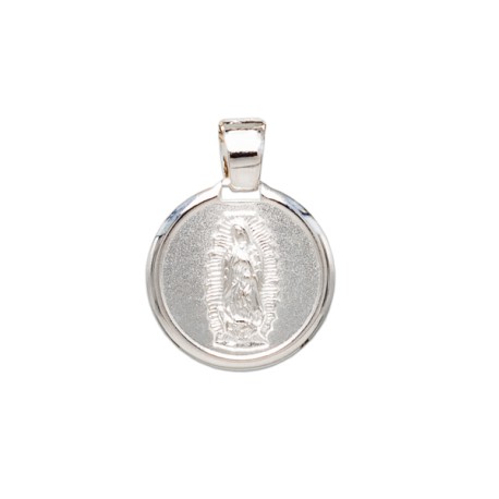 MEDALLA VIRGEN DE GUADALUPE
REDONDA SATIN
PLATA .925 MEX