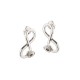ARETES CORAZON INFINITO 
TIPO DE BROCHE: PRESION CON MARIPOSA
PLATA .925 MEX