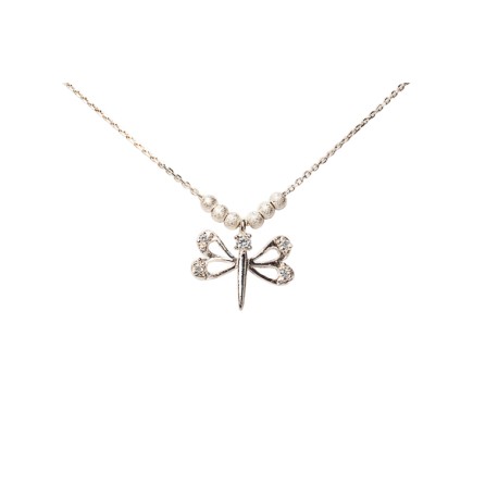 GARGANTILLA LIBELULA SD PLATA .925 MEX