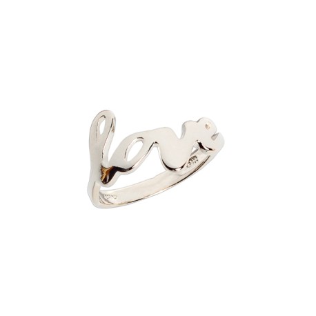 ANILLO LOVE VA PLATA .925 MEX.