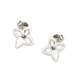 ARETES F TREBOL 
TIPO DE BROCHE: PRESION CON MARIPOSA
PLATA .925 MEX