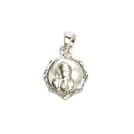 MEDALLA VIRGEN DE GUADALUPE
DIAMANTADA 
PLATA .925 MEX