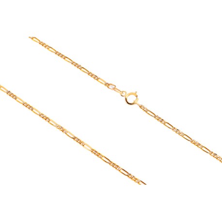 CADENA M.40 CARTIER 3X1 PAVE  
PLATINADO BLANCO
ORO AMARILLO 10K MEX