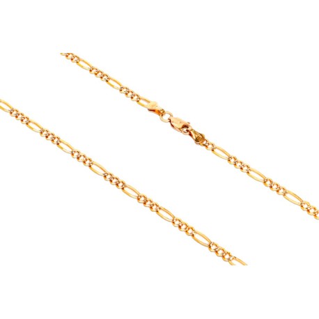 CADENA M.60 CARTIER 3X1 PAVE
PLATINADO BLANCO 
ORO AMARILLO 10K MEX