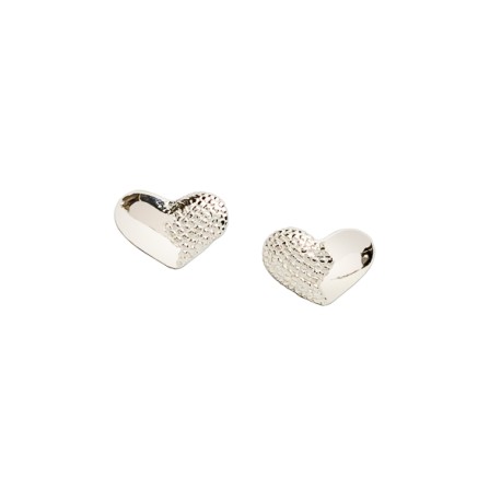 ARETES CRZN LISO/DIAM VAC PLATA .925 MEX