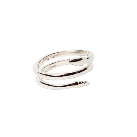 ANILLO SERPIENTE VAC PLATA .925 MEX