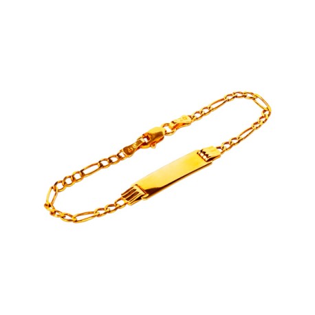 ESCLAVA M.14 CARTIER 3X1 
ORO AMARILLO 10K MEX