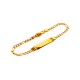 ESCLAVA M.14 CARTIER 3X1 
ORO AMARILLO 10K MEX