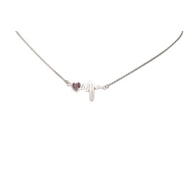 GARGANTILLA LINEA VITAL SD PLATA .925 MEX