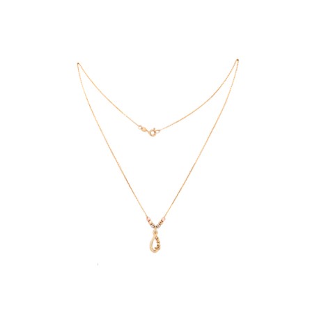 GARGANTILLA INFINITO LOVE 
BOLITA FACETADA ORO FLORENTINO 
LARGO: 45 CM
ORO AMARILLO 10K