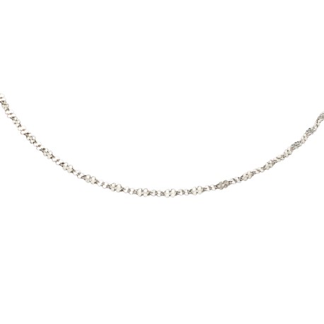 CADENA HOJA TREBOL CH GP0 M.50 PLATA.925MEX