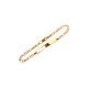 ESCLAVA M.13 CARTIER 3X1 PAVE 
PLATINADO BLANCO
ORO AMARILLO 10K MEX