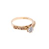 ANILLO .SOLITARIO MOD. AD31 
*CIRCONIA CENTRAL 5MM ............, 
*LATERALES 1.5MM ............................
*ORO AMARILLO 1