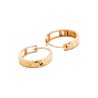 HUGGIES DIAMANTADO 
ORO AMARILLO 14K MEX