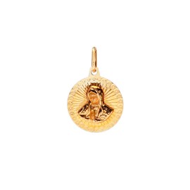 MEDALLA VIRGEN DE GUADALUPE 
REDONDA
ORO AMARILLO 14K MEX