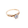 ANILLO .SOLITARIO MOD. AD34 
*CIRCONIA CENTRAL 7MM ............ 
*LATERALES CIRCONIA 1.5MM ..... 
*ENGARCE DE RIEL ABIERTO ....