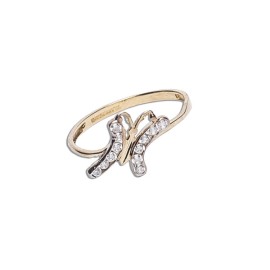 ANILLO MARIPOSA ALAS CON CIRCONIAS Y ACABADO PLATINADO BLANCO BRAZO EN ORO AMARILLO 10K MEX.
PREGUNTE POR OTRAS MEDIDAS