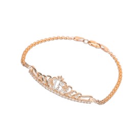 PULSERA CORONA 15 AÑOS
CIRCONIA,
ORO AMARILLO 10K MEX