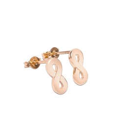 ARETES INFINITO LISO 
MEDIDAS: LARGO 10MM, ANCHO 5MM
TIPO DE BROCHE: PRESION CON MARIPOSA
ORO AMARILLO 10K MEX