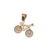 DIJE V BICICLETA COMBINADO
RUEDAS PLATINADO BLANCO
ORO AMARILLO 10K MEX
