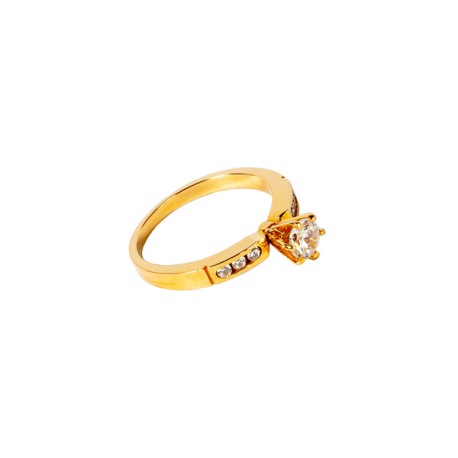 ANILLO .SOLITARIO MOD. AV-302
CIRCONIA CENTRAL 5 MM
CIRCONIAS LATERALES 1.5 MM
ENGARCE DE RIEL
ORO AMARILLO 14K MEX
PREGUNTE PO