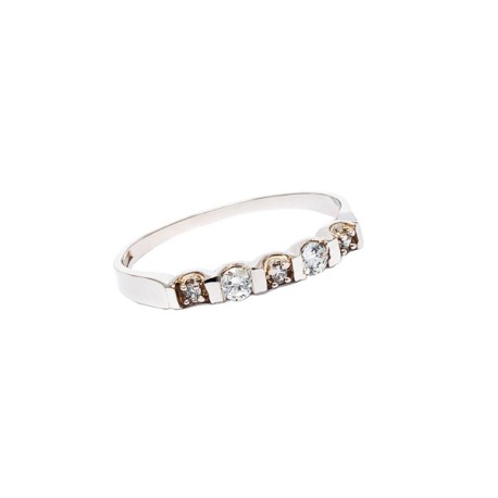 ANILLO CHURUMBELA B MOD. AC-134 
CIRCONIAS 2.6 Y 1 MM
ENGARCE DE BARRA
ORO BLANCO 14K MEX
PREGUNTE POR OTRAS MEDIDAS