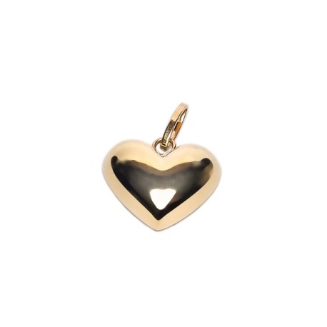 DIJE CORAZON GLOBO LISO 
ORO AMARILLO 14K MEX
MEDIDA: 11 X 15 MM