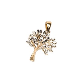 DIJE ARBOL DE LA VIDA COMB 1. FLZ 14K MEX.