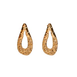 ARETES GOTA GDE AP02 CHAPA DE ORO MEX