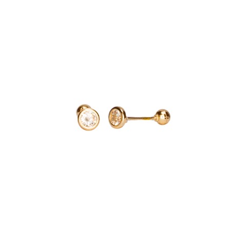 BROQUEL BISEL 03 
CIRCONIA 3 MM
TIPO DE BROCHE: ROSCA
ORO AMARILLO 10K MEX